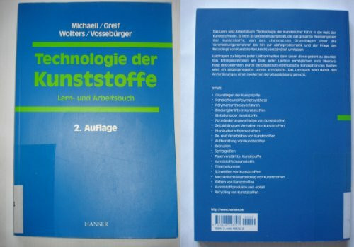 Technologie der Kunststoffe: Lern- und Arbeitsbuch