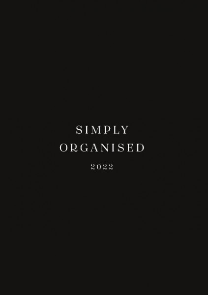 SIMPLY ORGANISED 2022 - premium black