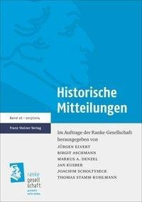 Historische Mitteilungen 26 (2013/2014)