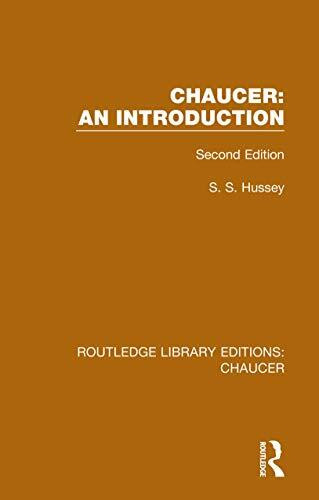 Chaucer: An Introduction: An Introduction: Second Edition (Routledge Library Editions: Chaucer)