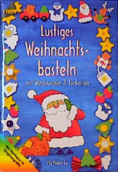 Lustiges Winterbasteln: Mit Windowcolor und Tonkarton