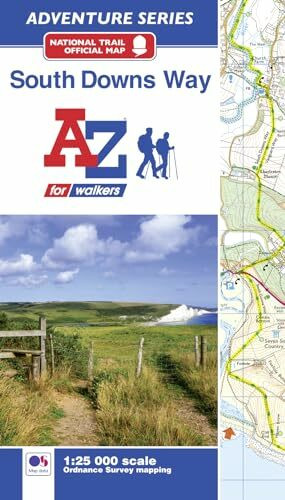 South Downs Way National Trail Official Map: with Ordnance Survey mapping (A -Z Adventure Series)