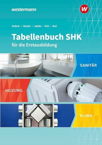 Tabellenbuch SHK für die Erstausbildung: Tabellenbuch