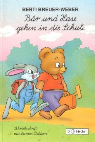 Bär und Hase gehen zur Schule