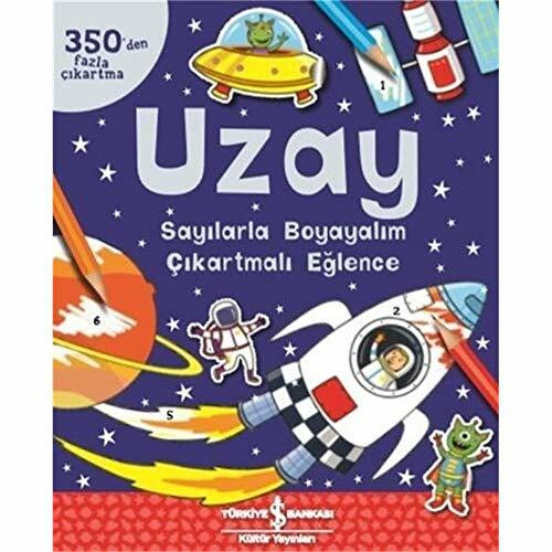 Uzay: Sayilarla Boyayalim Cikartmali Eglence: Çıkartmalı Eğlence