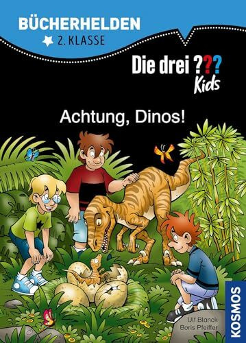 Die drei ??? Kids, Bücherhelden 2. Klasse, Achtung, Dinos!: Erstleser Kinder ab 7 Jahre
