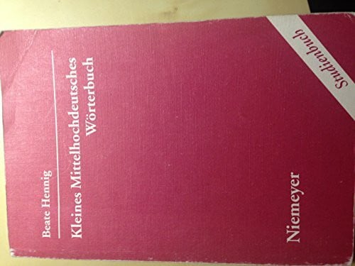 Kleines Mittelhochdeutsches Wörterbuch