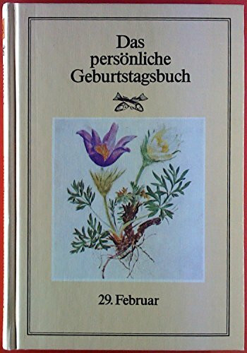 Das persönliche Geburtstagsbuch - 29. Januar
