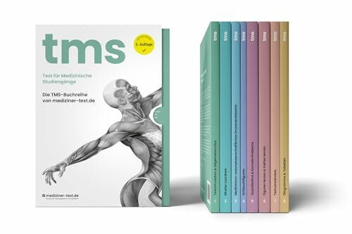 TMS Vorbereitung 2024/25 | Testsimulation & Übungsbücher zur Vorbereitung auf den Medizinertest | 8 Bücher, mehr als 130 Simulationen und 3.000 Aufgaben | TMS-Buchreihe von mediziner-test.de