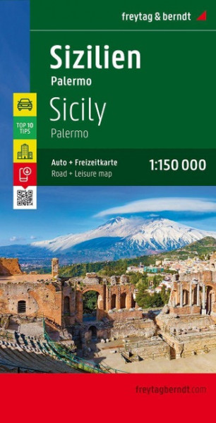 Sizilien - Palermo 1 : 150 000. Auto- und Freizeitkarte