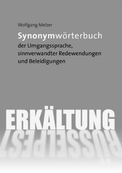 Synonymwörterbuch der Umgangssprache, sinnverwandter Redewendungen und Beleidigungen