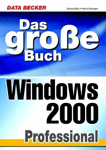 Das große Buch Windows 2000 Professional