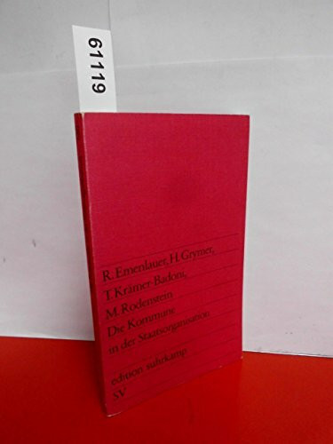 Die Kommune in der Staatsorganisation
