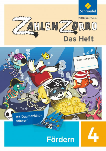 Zahlenzorro - Das Heft: Förderheft 4