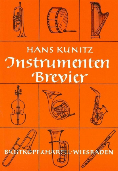 Instrumenten-Brevier - Handbuch zu Fragen des Gebrauchs der Instrumente (BV 50 )