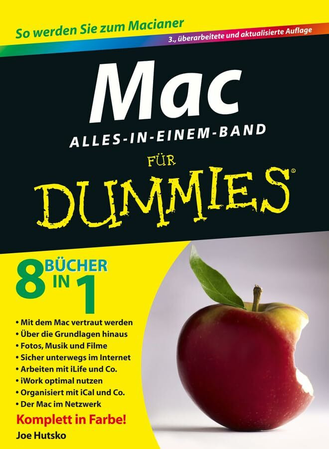 Wiley-Vch Mac F�r Dummies, Alles-in-einem-Band, 8 B�cher In 1