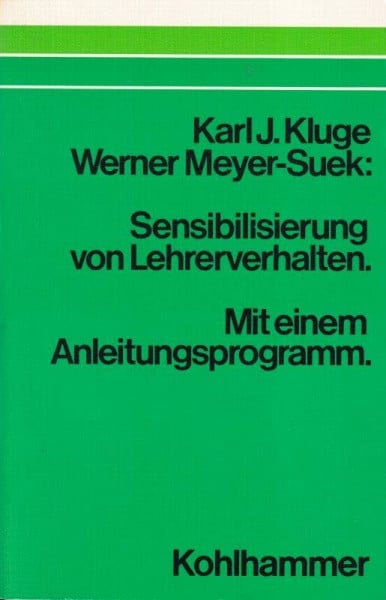 Sensibilisierung von Lehrerverhalten: Mit einem Anleitungsprogramm