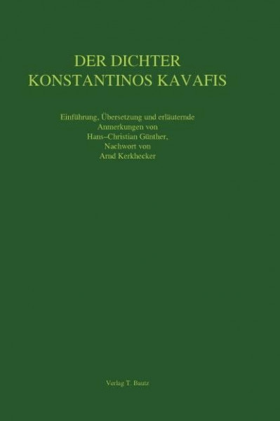 Der Dichter Konstantinos Kavafis