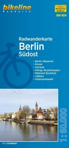 Bikeline Radwanderkarte Berlin Südost 1 : 60 000