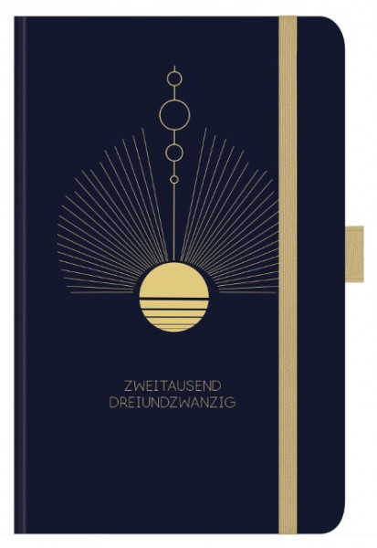 Buchkalender Times Small Trend "Solaire" 18 Monate 2023/2024