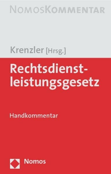 Rechtsdienstleistungsgesetz: Handkommentar