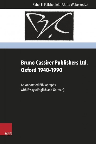 Bruno Cassirer Publishers Ltd. Oxford 1940-1990