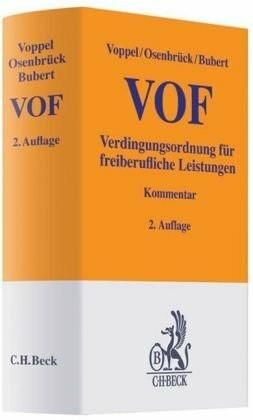 VOF - Verdingungsordnung für freiberufliche Leistungen