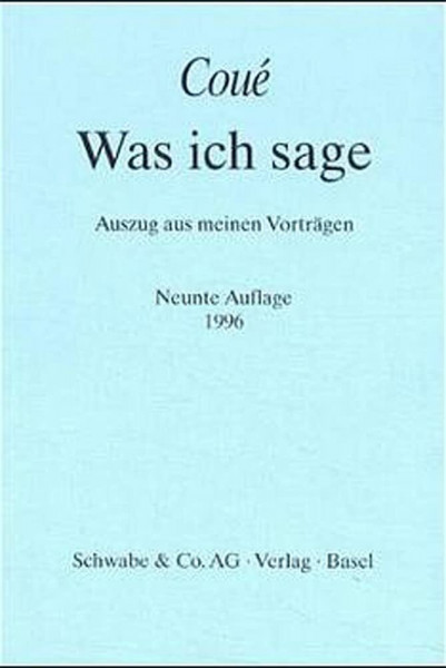 Was ich sage: Auszug aus meinen Vorträgen