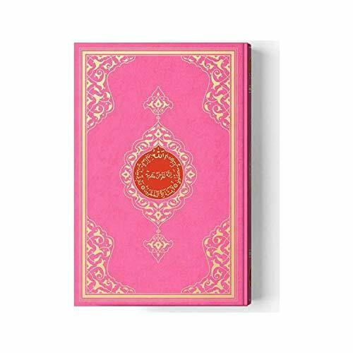 Orta Boy Kur'an-ı Kerim (2 Renk, Pembe, Mühürlü)