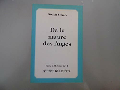 De la nature des anges De la nature des anges