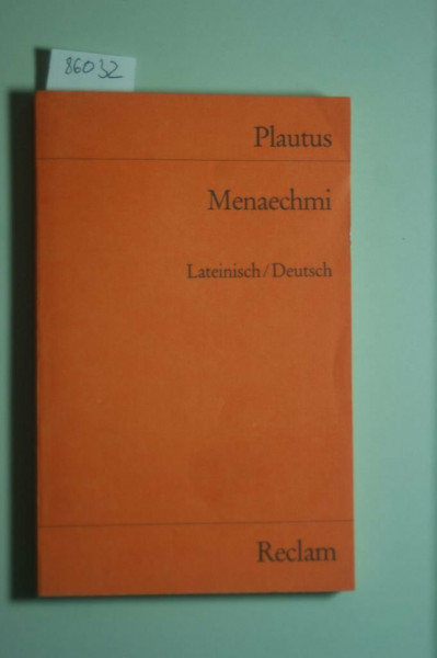 Menaechmi: Lat. /Dt (Reclams Universal-Bibliothek)