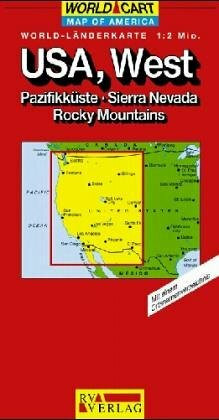 USA West: 1:2,5 Mill. (MARCO POLO Länderkarten)