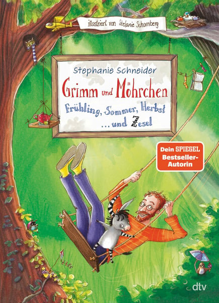 Grimm und Möhrchen – Frühling, Sommer, Herbst und Zesel: Liebevoll illustriertes Vorlesebuch für Kinder ab 5 (Grimm und Möhrchen-Abenteuer, Band 2)