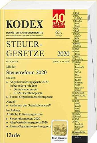 KODEX Steuergesetze 2020 (Kodex des Österreichischen Rechts)