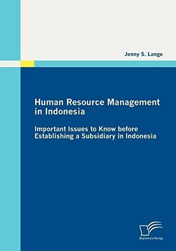 Human Resource Management in Indonesia: Important Issues to Know before Establishing a Subsidiary in Indonesia