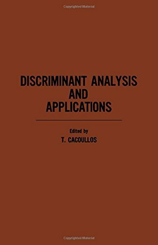Discriminant Analysis and Applications