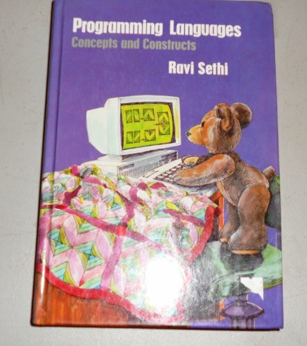 Addison Wesley Programming Languages, Concepts And Constructs