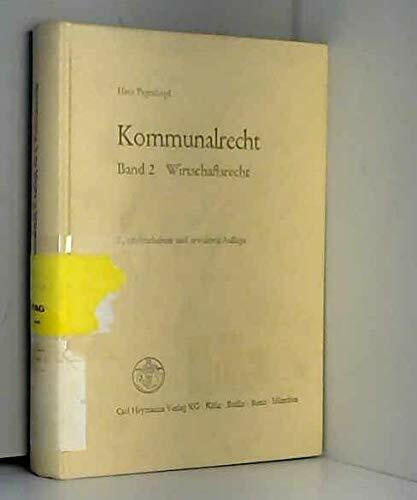 Kommunalrecht II. Wirtschaftsrecht