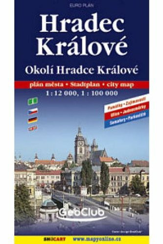Hradec Kralove, Pardubice 1:15 000, plan mesta =: Stadtplan = City map (Czech Edition)