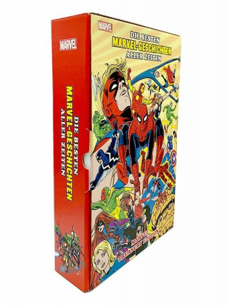 Die besten Marvel-Geschichten aller Zeiten: Marvel Treasury Edition: (Hardcover-Überformat im Schuber und bedruckten Umkarton)