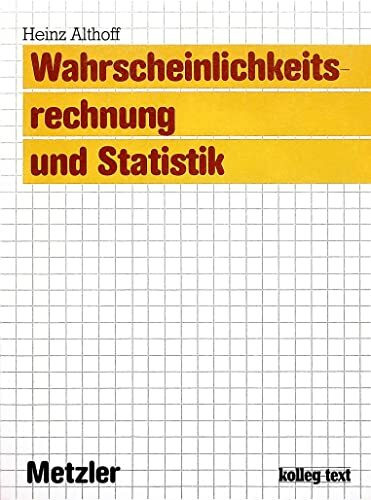 Wahrscheinlichkeitsrechnung und Statistik