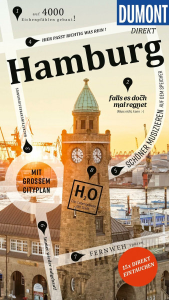 DUMONT direkt Reiseführer Hamburg: Mit großem Cityplan