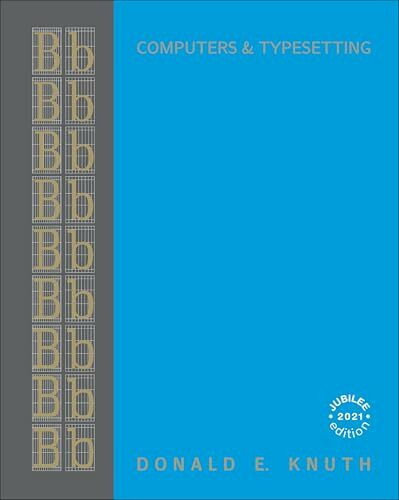 Tex: The Program (Computers and Typesetting, B)