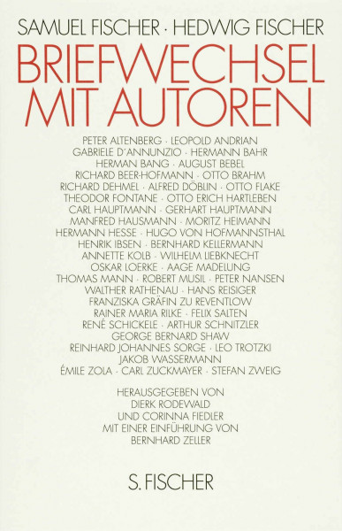 Briefwechsel mit Autoren: Einf. v. Bernhard Zeller