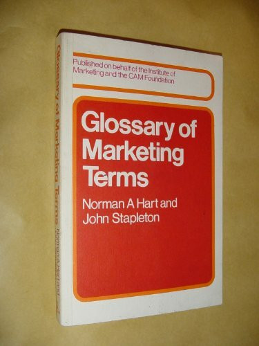 Glossary of Marketing Terms (Marketing S.)