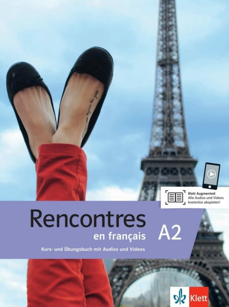 Rencontres en français A2: Kurs- und Übungsbuch mit Audios und Videos