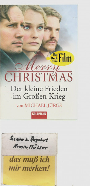 Merry Christmas: Der kleine Frieden im Großen Krieg (Buch zum Film)