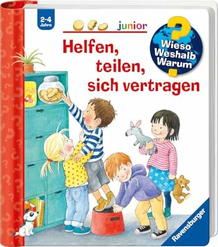 Wieso? Weshalb? Warum? junior, Band 66 - Helfen, teilen, sich vertragen (Sachbuch ab 2 Jahre - mit Klappen) (junior, 66)