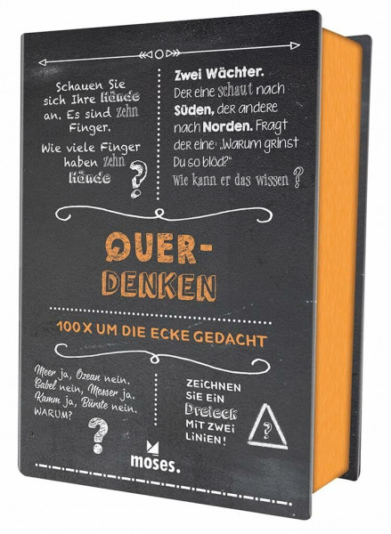 moses. Quiz-Box Querdenken | 100 x clever um die Ecke gedacht | Für Kinder ab 12 Jahren und Erwachsene