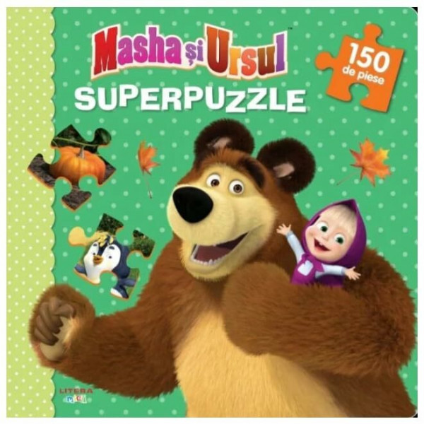 Masha Si Ursul. Superpuzzle. 150 De Piese